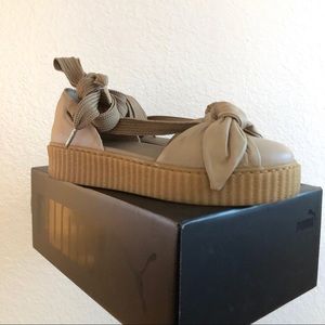 FENTY PUMA Bow Creeper Sandal, Natural Oatmeal 10